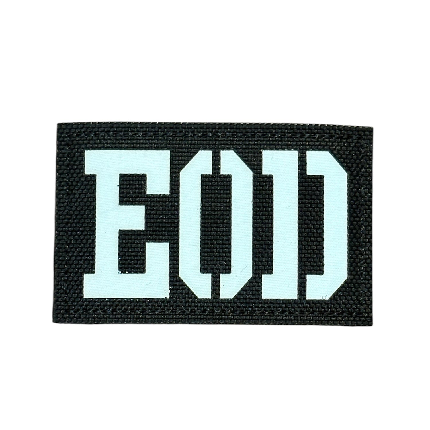 Make a bold statement with the EOD Laser Cut Black Patch. This striking 8x5cm patch features laser-cut precision detailing that demands attention. Backed with both hook and loop fasteners, it's ready to attach to tactical gear, backpacks, or uniforms instantly. www.moralepatches.com.au