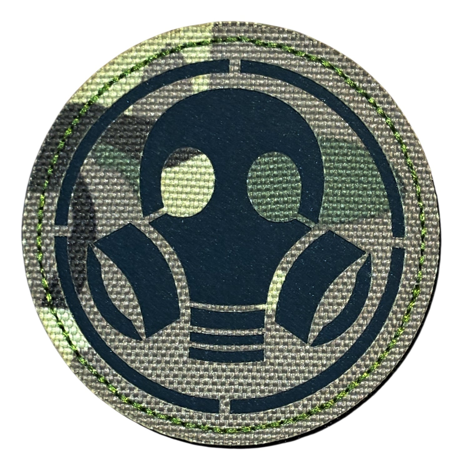 Make a bold statement with the Gas Mask Laser Cut Multicam Patch. This striking 8cm patch features laser-cut precision detailing that demands attention. Backed with both hook and loop fasteners, it's ready to attach to tactical gear, backpacks, or uniforms instantly. www.moralepatches.com.au