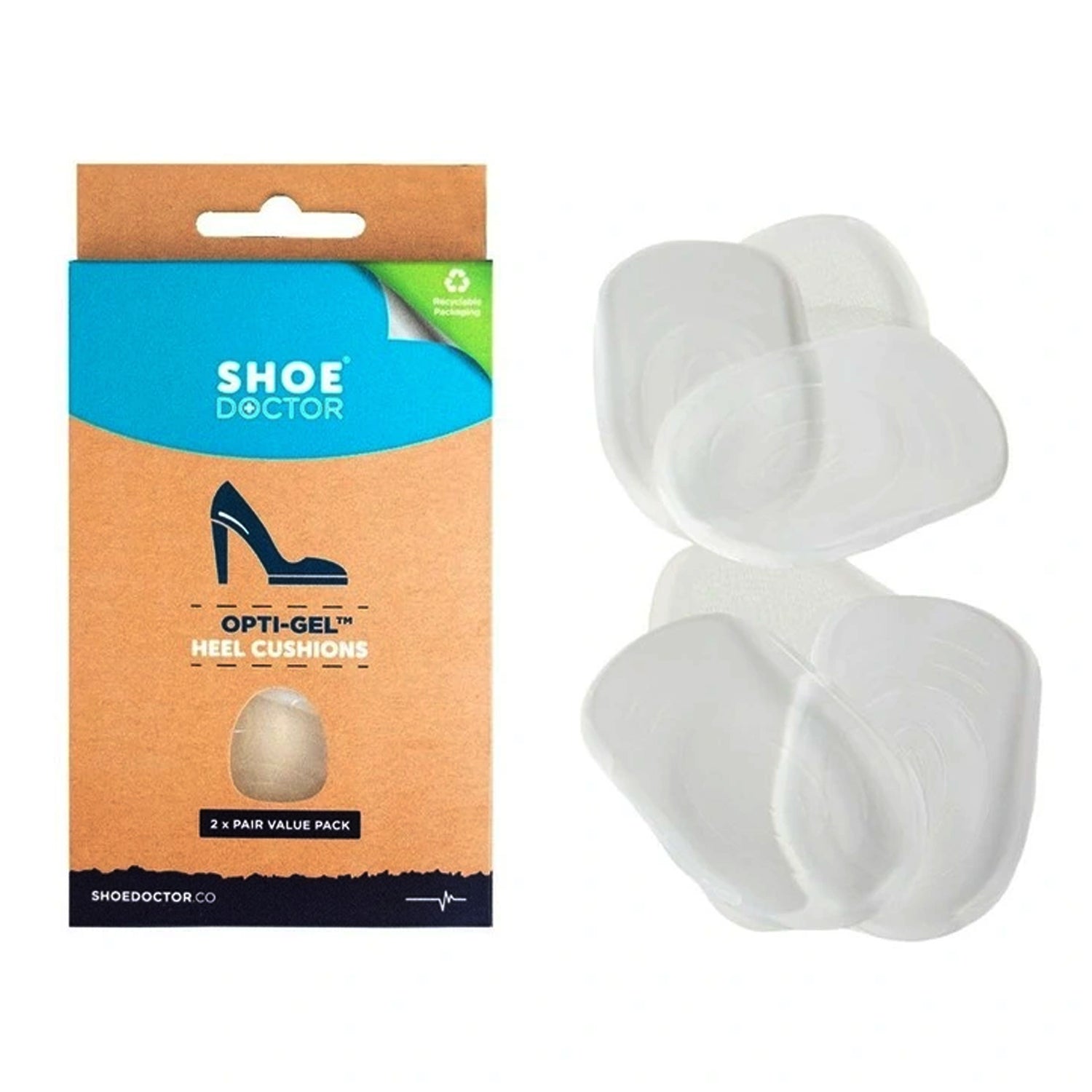 SHOE DOCTOR OPTI-GEL cushions, protect and relieve the heel and achilles by providing optimal shock absorption as the heel strikes the ground. Specifically designed to cushion, protect and relieve the heel and achilles www.moralepatches.com.au