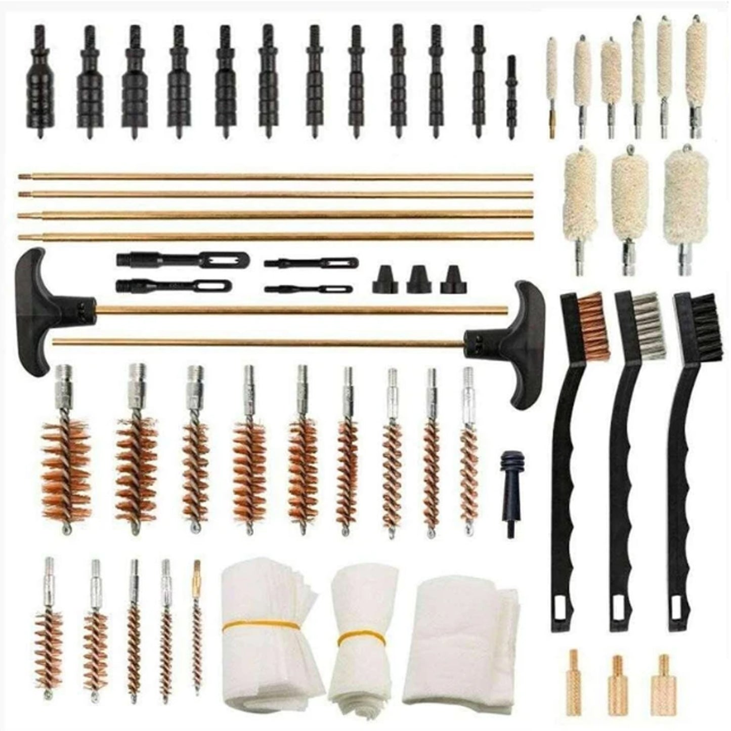The Universal Gun Cleaning Kit delivers professional-grade maintenance in one portable package. Compatible with shotguns, rifles, and pistols across common calibers, this comprehensive set eliminates the need for multiple tools. www.moralepatches.com.au