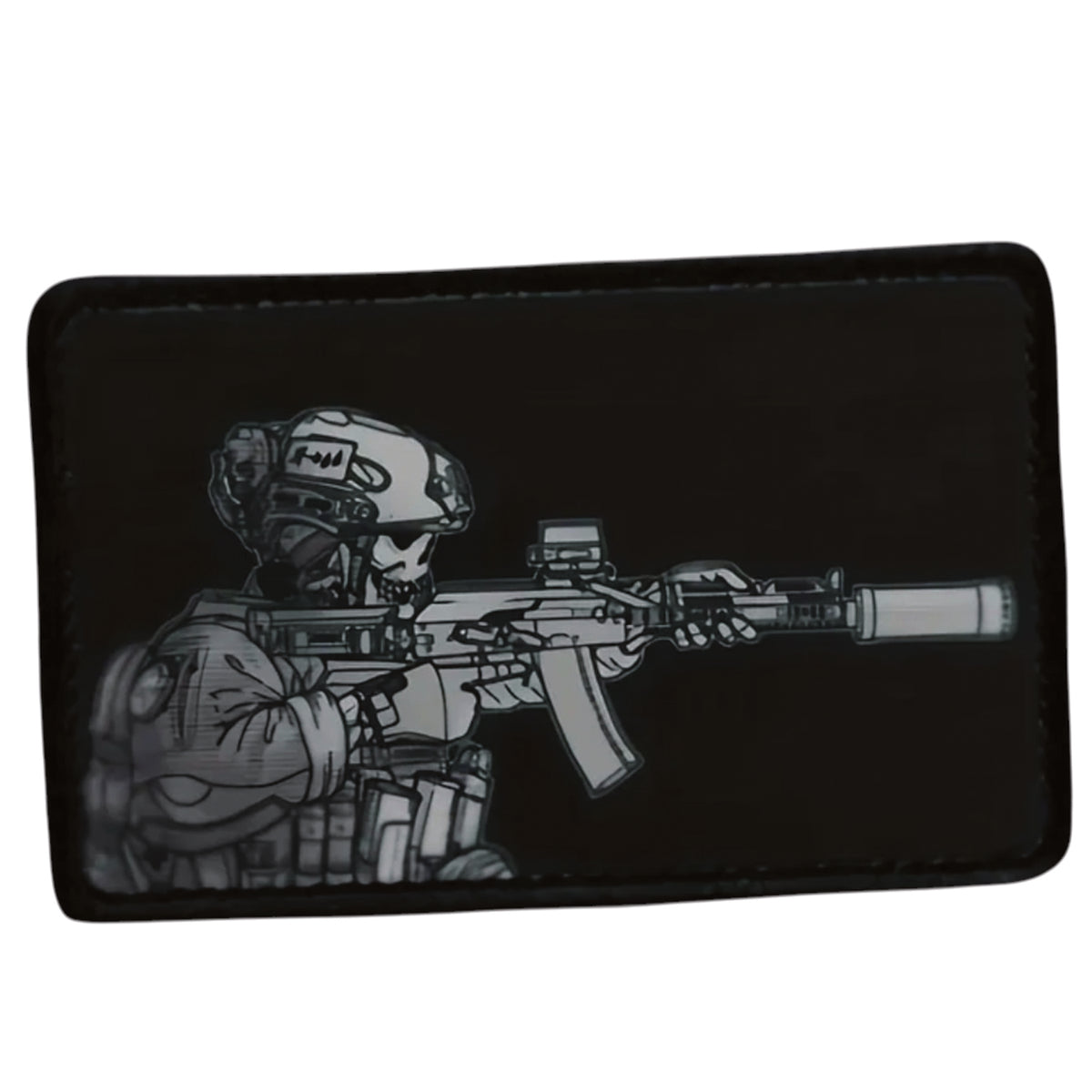 Hunt The Night Embroidery Morale Patch - Stealth Ops Gear, measuring 9x5.5cm, is a striking and durable addition to personalize your gear with style and toughness. www.moralepatches.com.au