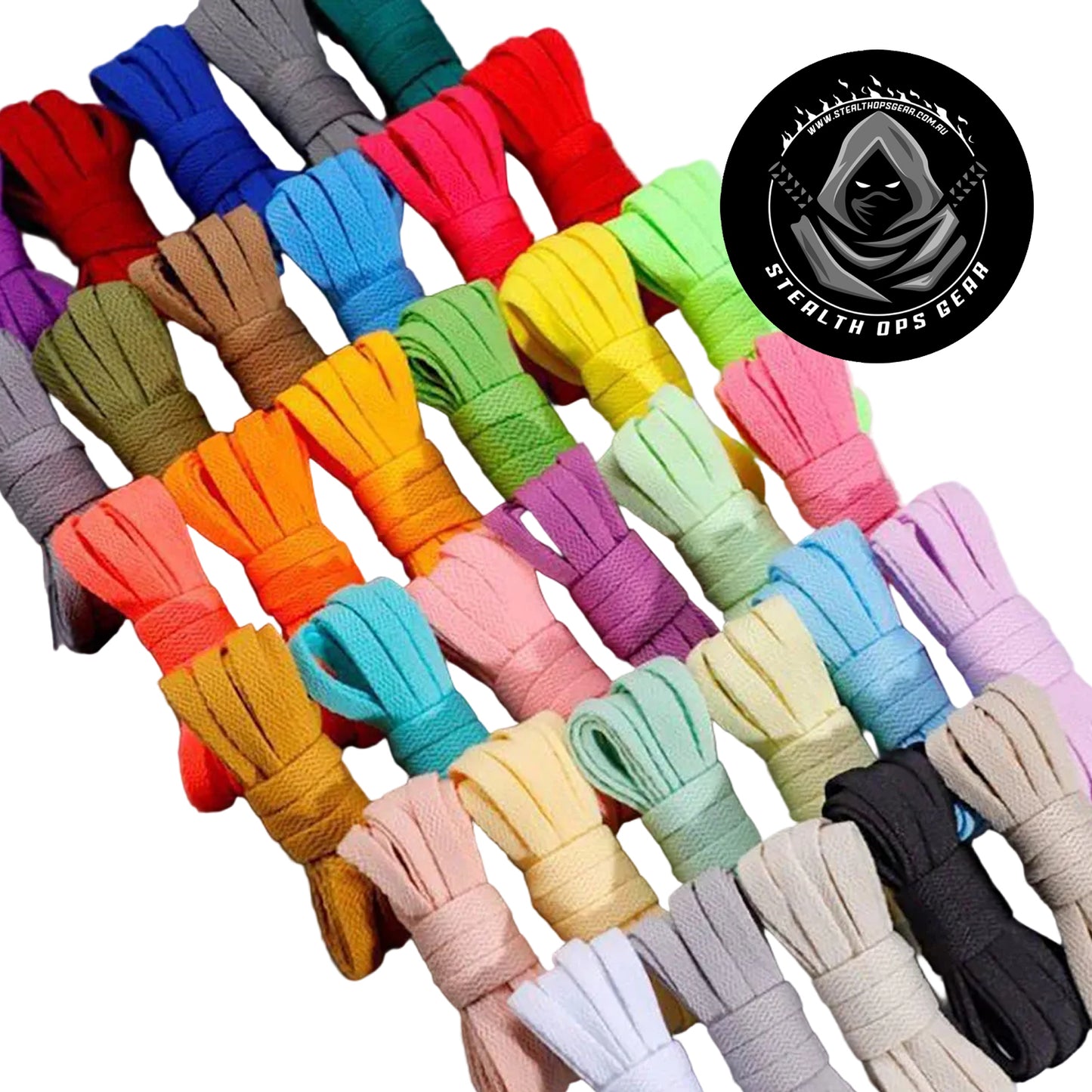 Premium flat-style shoelaces engineered for tactical operators and everyday users who demand durability and reliability. These 140cm laces are crafted from high-quality, thick single-layer polyester that resists fraying, stretching, and premature wear—essential when you need your gear to perform under pressure. www.moralepatches.com.au