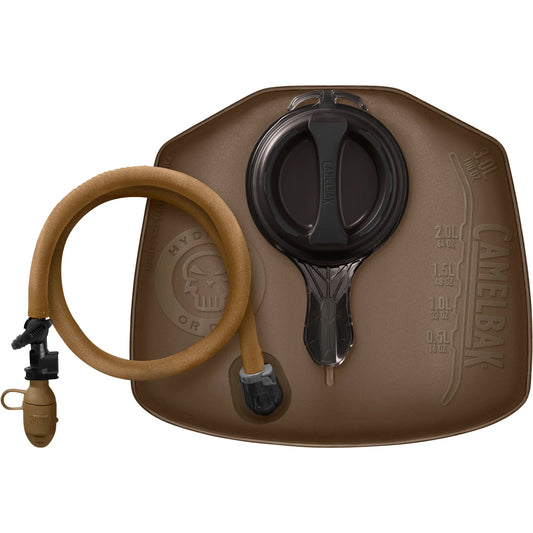 Why upgrade to a new CamelBak Mil Spec Crux™ reservoir when an old reservoir will last forever? Because we never stop innovating. Our Crux reservoir delivers 25% more water with every sip in a pack loaded with the latest in hydration technology. www.moralepatches.com.au
