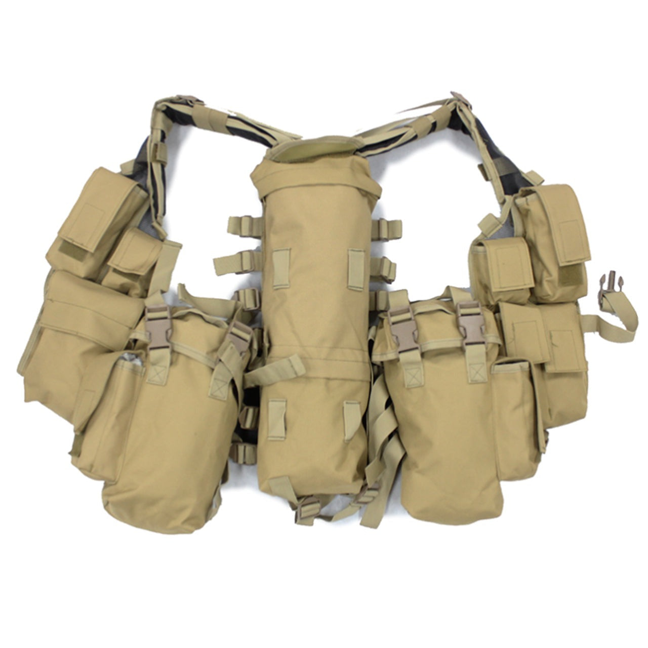 The South African Assault Vest is an all round tactical vest with pockets of varying sizes to hold virtually all your Airsoft accessories and needs. The best feature of the SAAV is the large hip pocket on left and right sides which can be used as dump pockets, utility pouches, spares pouches or any combination of the three. The SAAV also has a long, thin back pouch which can be used for carrying a hydration bladder, spare clothing or water bottle. www.moralepatches.com.au