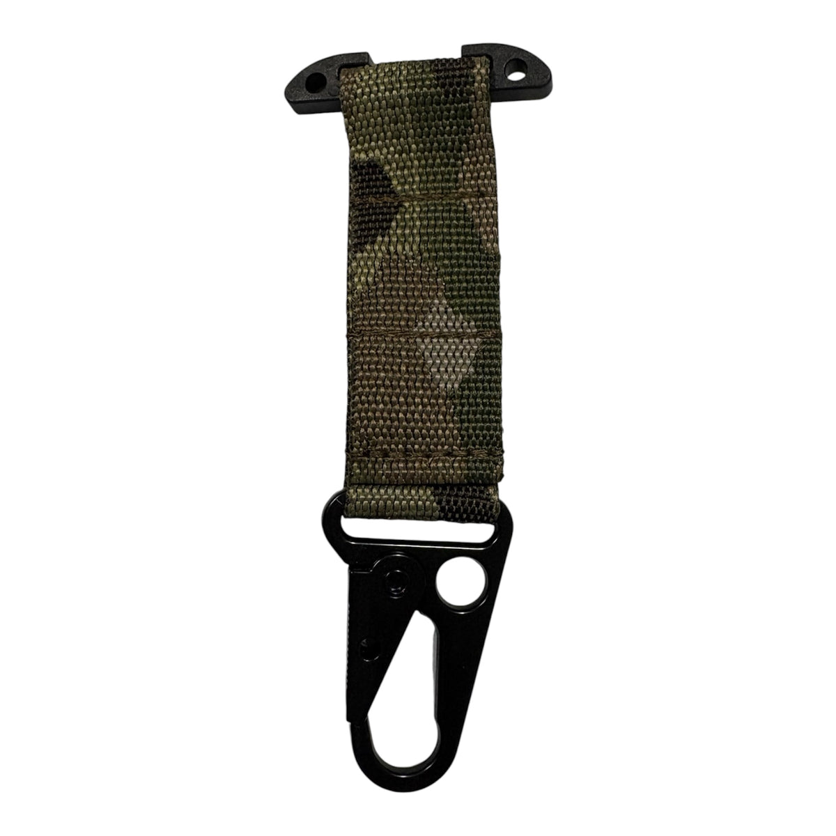 Secure your essentials with military-grade reliability. This Multicam tactical key holder combines premium nylon webbing with heavy-duty stainless steel construction to keep your keys and small gear exactly where you need them.  www.moralepatches.com.au