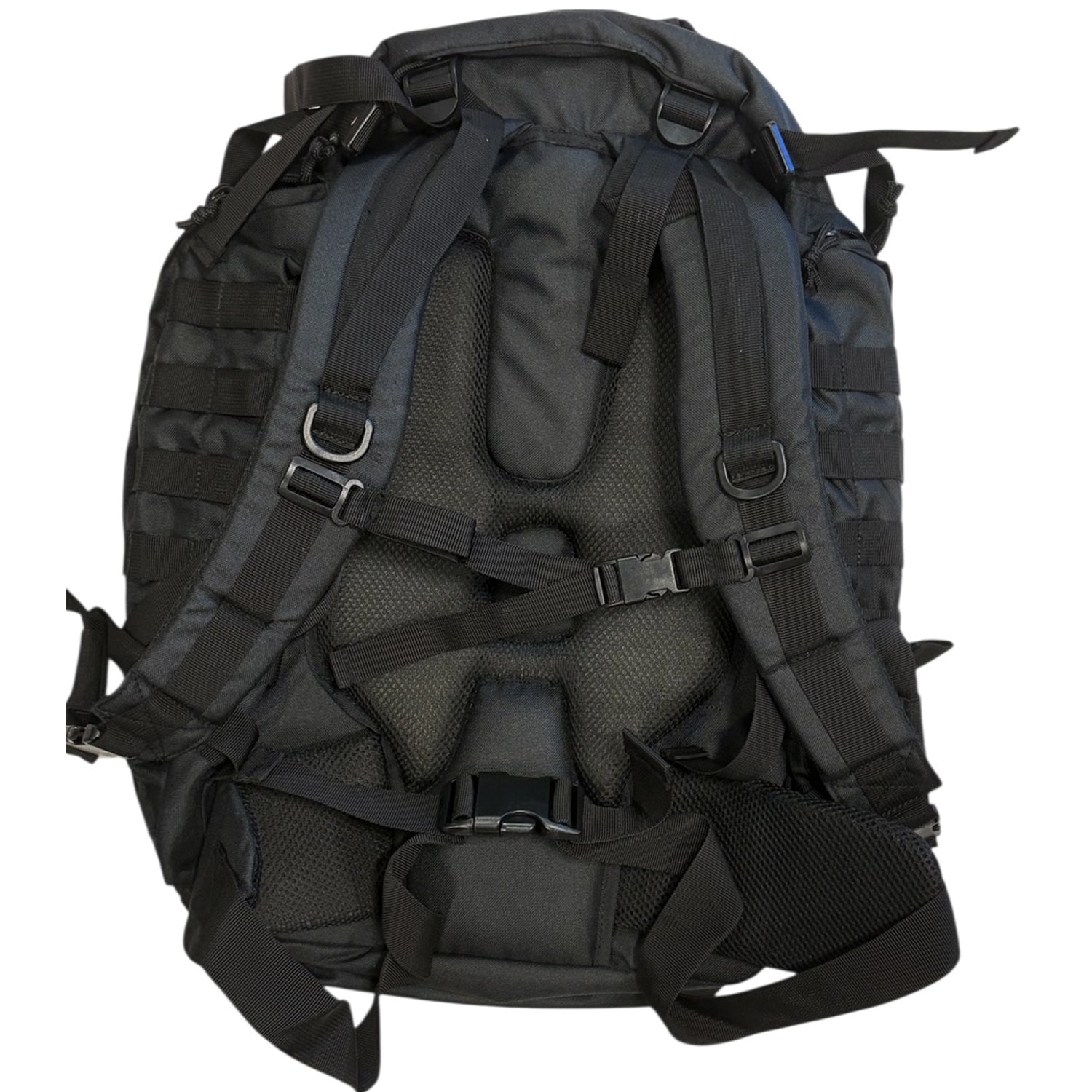 The Tactical 45LT Patrol Pack is designed for 2-3 day missions, featuring two main compartments for efficient gear organization. It includes a front pocket with an internal organizer, a dedicated hydration pocket, and a protective pouch for sunglasses. www.moralepatches.com.au
