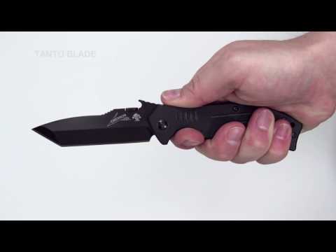 This tactical tanto is from Kershaw Knives and Emerson Knives who joined forces for a series of knives that combine the precision engineering of Kershaw with Emerson’s uncompromising functional design. www.moralepatches.com.au
