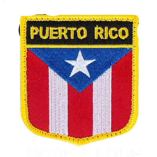 This Puerto Rico Flag Embroidery Velcro Backed Morale Patch Badge comes with Velcro backing for effortless attachment and measures 7x6cm. Show your unwavering support for this amazing country by adding this badge to your collection today! www.moralepatches.com.au