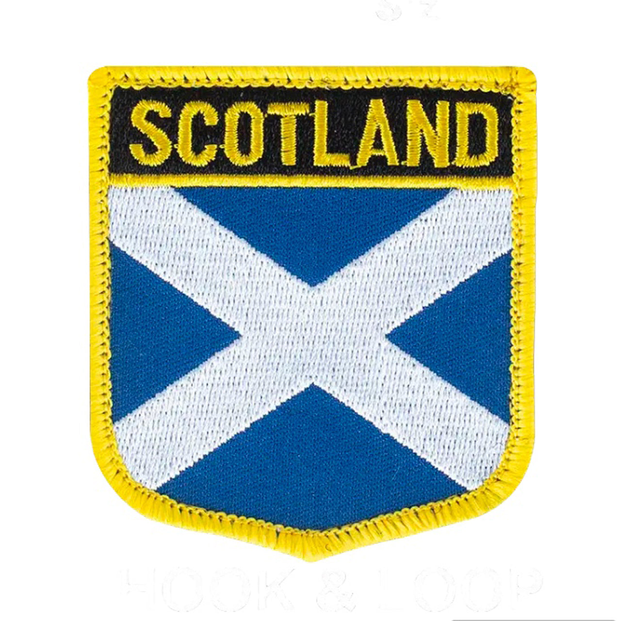 Experience the pride and patriotism of Scotland with our embroidered patch featuring the iconic Scottish flag. Perfect for adding to your collection or showing off your love for Scotland, this patch is backed with Velcro for easy attachment and measures 7x6cm in size. Show your support for this great country and add this patch to your belongings today! www.moralepatches.com.au