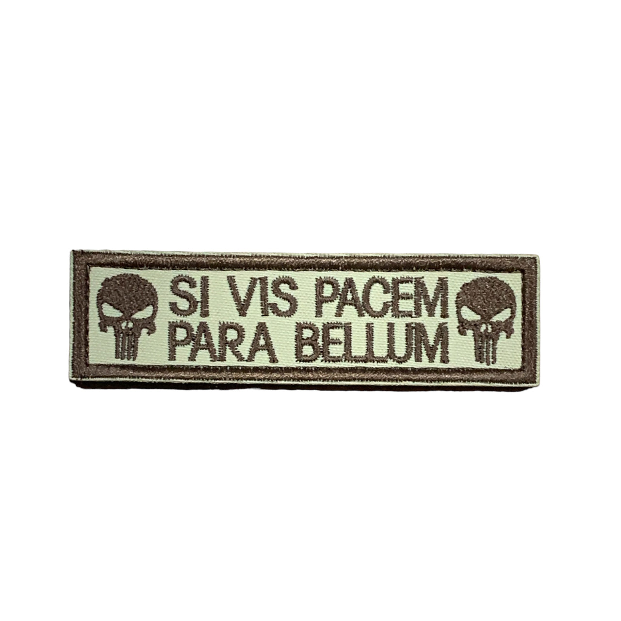 Experience the power and impact of&nbsp;Punishment Brown On Tan Velcro Backed Patch in a compact&nbsp;9.5x2.5cm size. Don't underestimate the potential of this patch - it's the perfect addition to any outfit or accessory. Order now and discover the endless possibilities! www.moralepatches.com.au