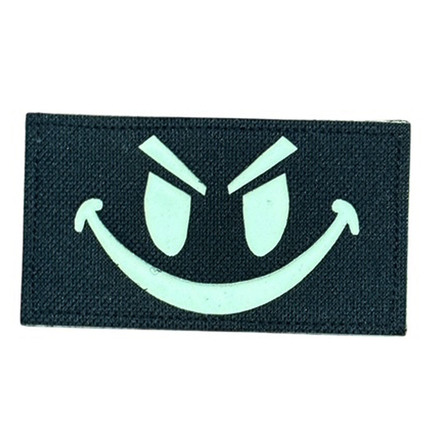 Make a bold statement with the Evil Smile 9x5cm Laser Cut Black Patch Hook &amp; Loop . This striking 9x5cm patch features laser-cut precision detailing that demands attention. Backed with both hook and loop fasteners, it's ready to attach to tactical gear, backpacks, or uniforms instantly. www.moralepatches.com.au