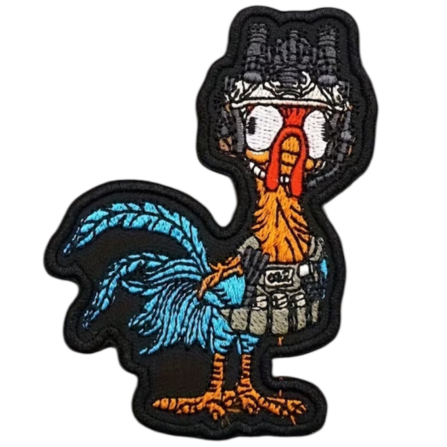 Tactical Chook Embroidery Morale Patch, measuring 8x6cm, is a striking and durable addition to personalize your gear with style and toughness. Crafted with high-quality embroidery, this patch features a versatile pattern that blends seamlessly with various tactical and outdoor equipment. www.moralepatches.com.au