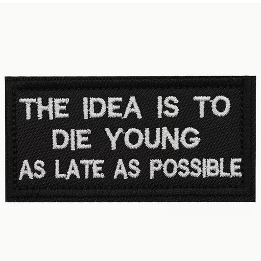 Dominate your gear with this striking The Idea Is To Patch Hook &amp; Loop, engineered for serious operators. Measuring 8x4cm, it features dual-sided hook and loop backing—both included—so you can attach it securely to tactical vests, bags, or uniforms and reposition as needed. Built tough for the field, this patch delivers attitude and functionality in one compact package. www.moralepatches.com.au