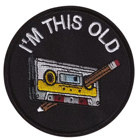 Transform into your strongest self with the I'm This Old Morale Patch Plain Backed Iron On Patch, measuring 8cm! Unleash your inner power and conquer every challenge with confidence and style. www.moralepatches.com.au