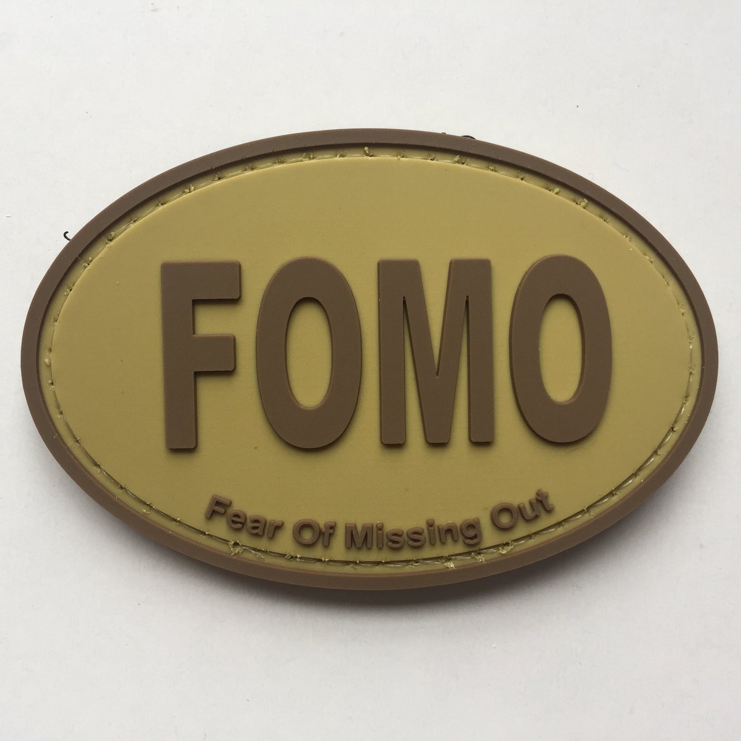 FOMO -Fear of Missing Out PVC Patch Various Colours
