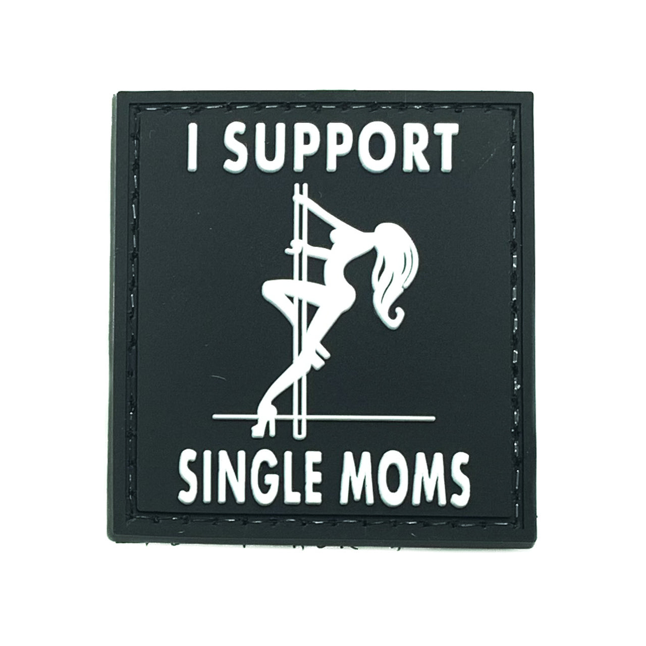I support single moms PVC Patch, Velcro backed Badge. Great for attaching to your field gear, jackets, shirts, pants, jeans, hats or even create your own patch board.  Size: 5x5cm