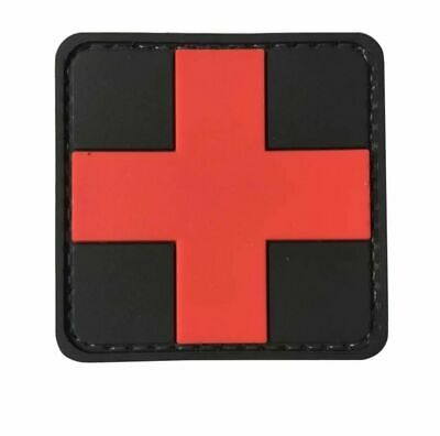 Medical 'First Aid Logo  4.0' PVC Rubber Velcro Patch — Little