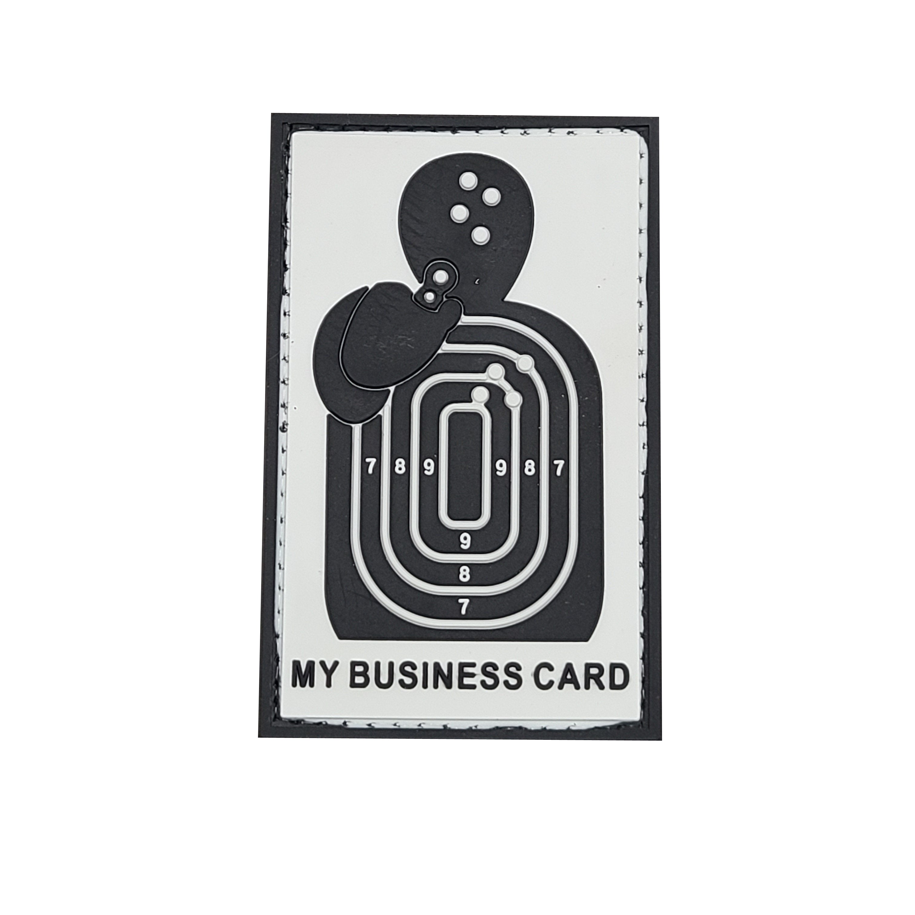 My Business Card PVC Patch – Morale Patches Australia