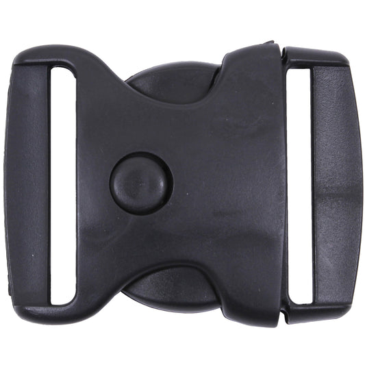 Rothco's Triple Retention Buckle has been modeled after our extremely popular Deluxe Duty Belt. The 2" Buckle features a side and center push button release and will fit a belt up to 2" in width. www.moralepatches.com.au