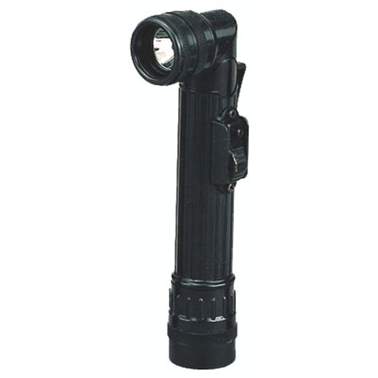 Army Style Flashlight AA Cell Black