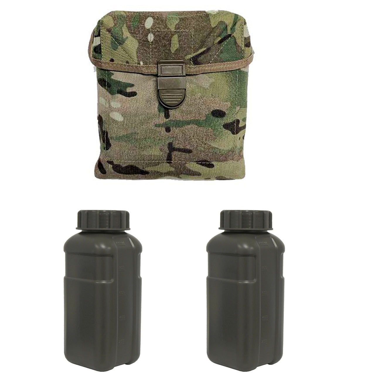 Minimi Pouch with Two 1LT Flasks Bundle only available at www.moralepatches.com.au 