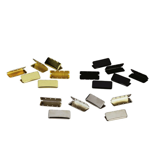   Military Web Belt Tips      Web Belt Tips Fit 1 1/4 Belts     Sold In single units     Available In Black, Chrome, And Brass www.moralepatches.com.au