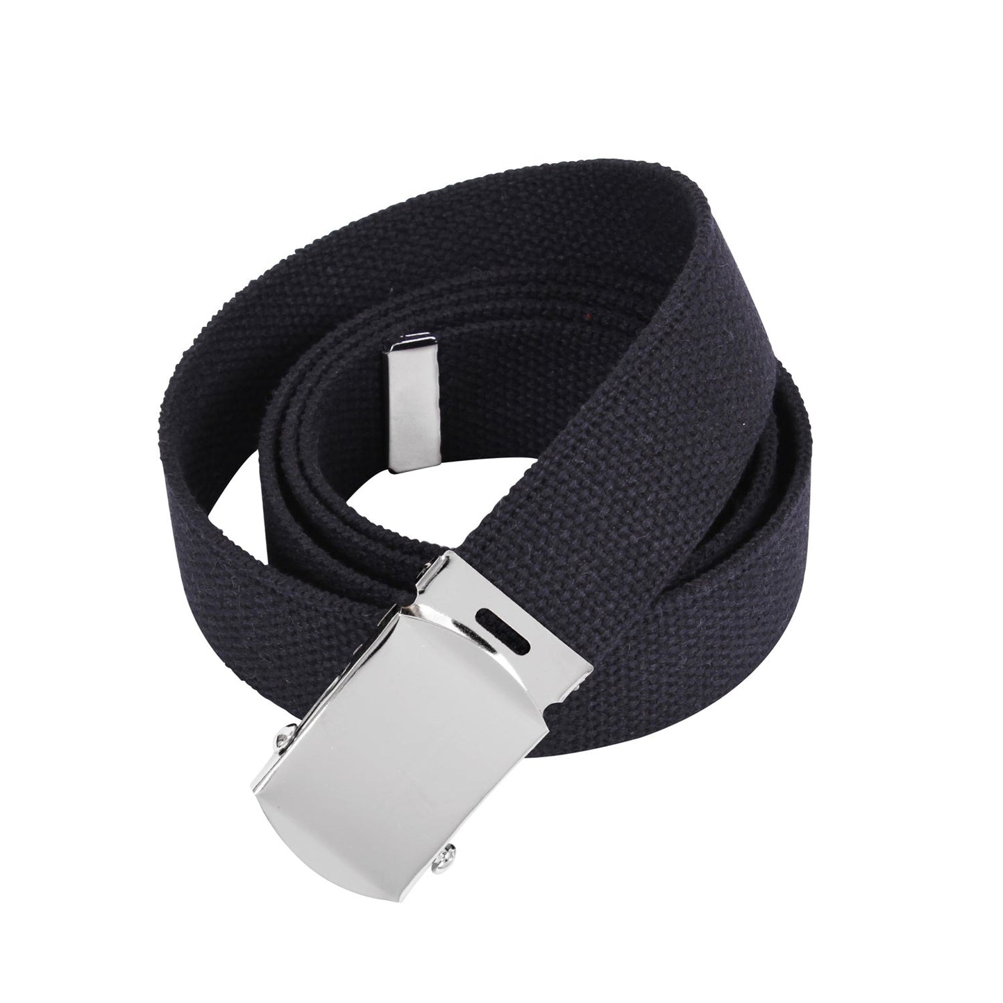 Resilient High-Density Cotton Canvas Material Fully Adjustable Up To 54 Inches - Easily Cut The Web For The Perfect Fit Secure Military Style Metal Buckle Keeps The Belt In Place Detachable Metal Buckle Allows The Military Belt To Be Customized Not Only For Length But Buckle Style As Well Web Belts Measure 1.25” Wide And Will Fit Your BDU Pants, Cargo Shorts, Uniform, Jeans And More!