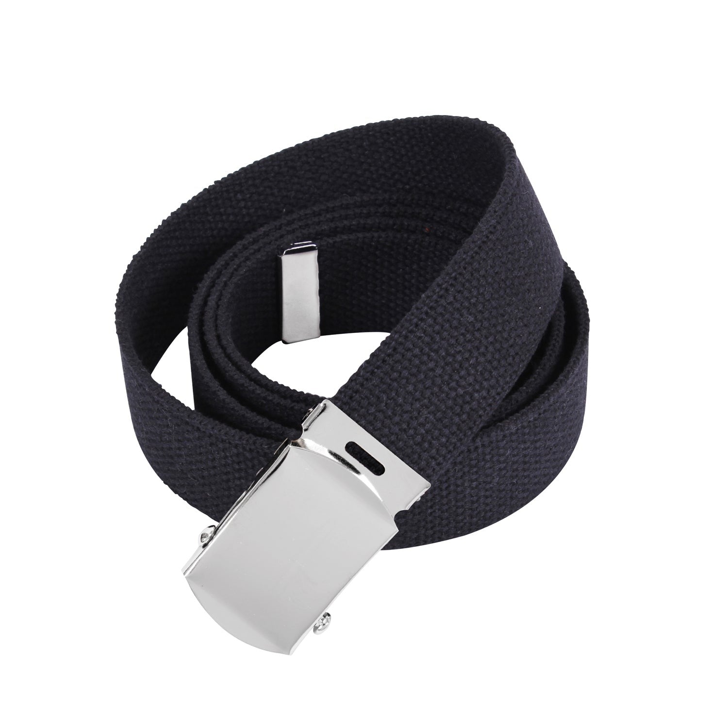 Resilient High-Density Cotton Canvas Material Fully Adjustable Up To 54 Inches - Easily Cut The Web For The Perfect Fit Secure Military Style Metal Buckle Keeps The Belt In Place Detachable Metal Buckle Allows The Military Belt To Be Customized Not Only For Length But Buckle Style As Well Web Belts Measure 1.25” Wide And Will Fit Your BDU Pants, Cargo Shorts, Uniform, Jeans And More!