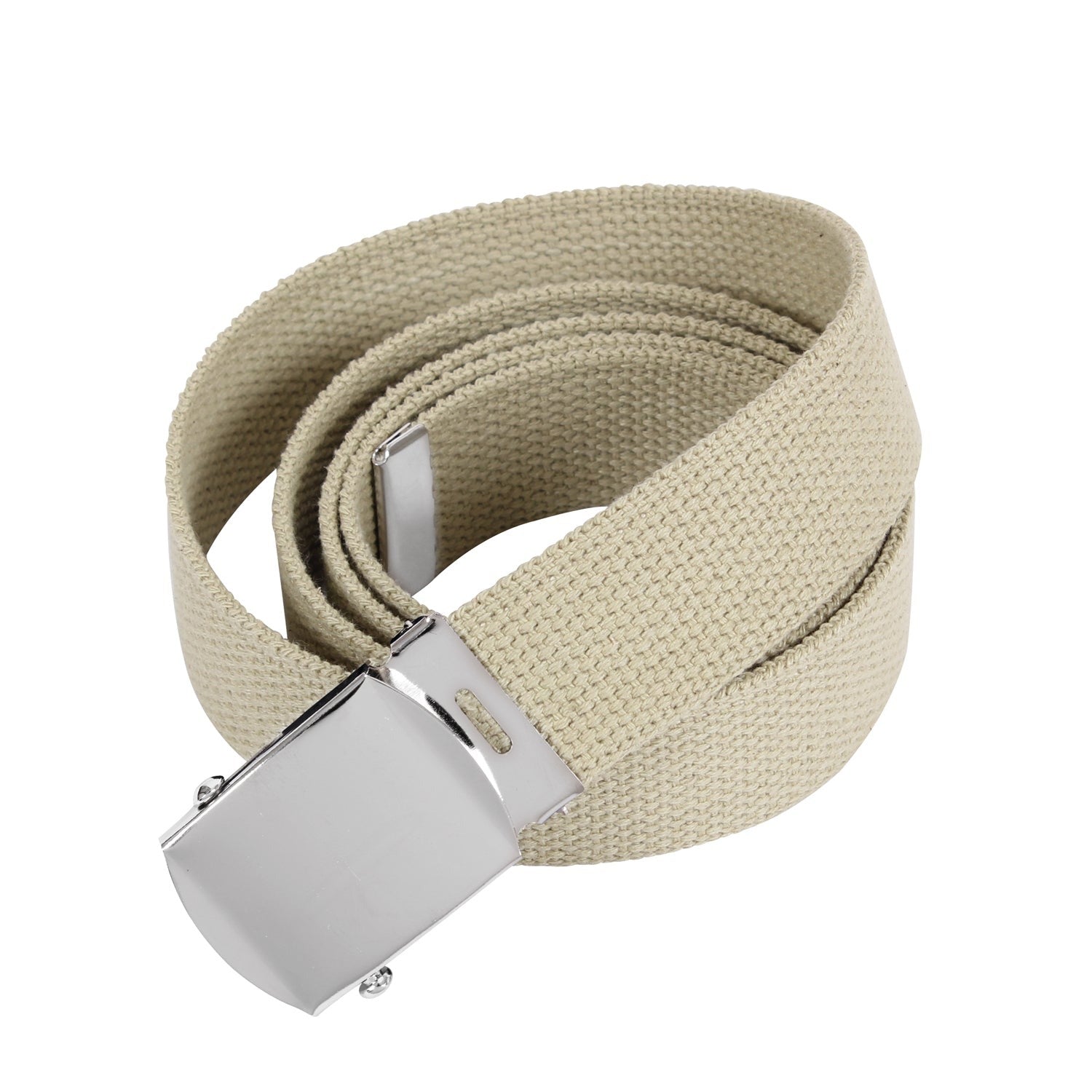 Resilient High-Density Cotton Canvas Material Fully Adjustable Up To 54 Inches - Easily Cut The Web For The Perfect Fit Secure Military Style Metal Buckle Keeps The Belt In Place Detachable Metal Buckle Allows The Military Belt To Be Customized Not Only For Length But Buckle Style As Well Web Belts Measure 1.25” Wide And Will Fit Your BDU Pants, Cargo Shorts, Uniform, Jeans And More!