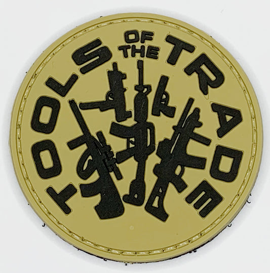Tools of the Trade PVC Patch, Velcro backed Badge. Great for attaching to your field gear, jackets, shirts, pants, jeans, hats or even create your own patch board.  Size: 6cm  moralepatches.com.au