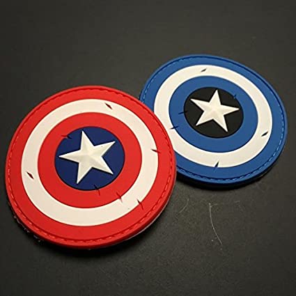 Shield Battle Worn PVC Patch, Velcro backed Badge. Great for attaching to your field gear, jackets, shirts, pants, jeans, hats or even create your own patch board.  Size: 7.5cm