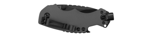 Blade Length 2.4 in. (6 cm) Blade Material 8Cr13MoV Blade Finish/Coating Black-oxide coating Blade Thickness 0.11 in. (2.8 mm) Closed Length 3.25 in. (8.3 cm) Handle Material Glass-filled nylon Handle Finish/Coating – Handle Thickness 0.61 in. (15.4 mm) Overall Length 5.75 in. (14.6 cm) Weight 3.5 oz. (100 g)