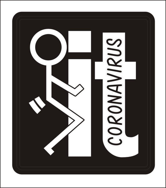 Fuck Coronavirus PVC Patch, Velcro backed Badge. Great for attaching to your field gear, jackets, shirts, pants, jeans, hats or even create your own patch board.  Size: 7x6cm