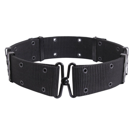 Black Ceremonial Belt With Metal Buckles is constructed with a durable poly yarn with hook and eye closure.   Also works great as a pistol belt.      Dimensions: 48 inches x 2.25 inches     Material: Polyester, Metal www.moralepatches.com.au