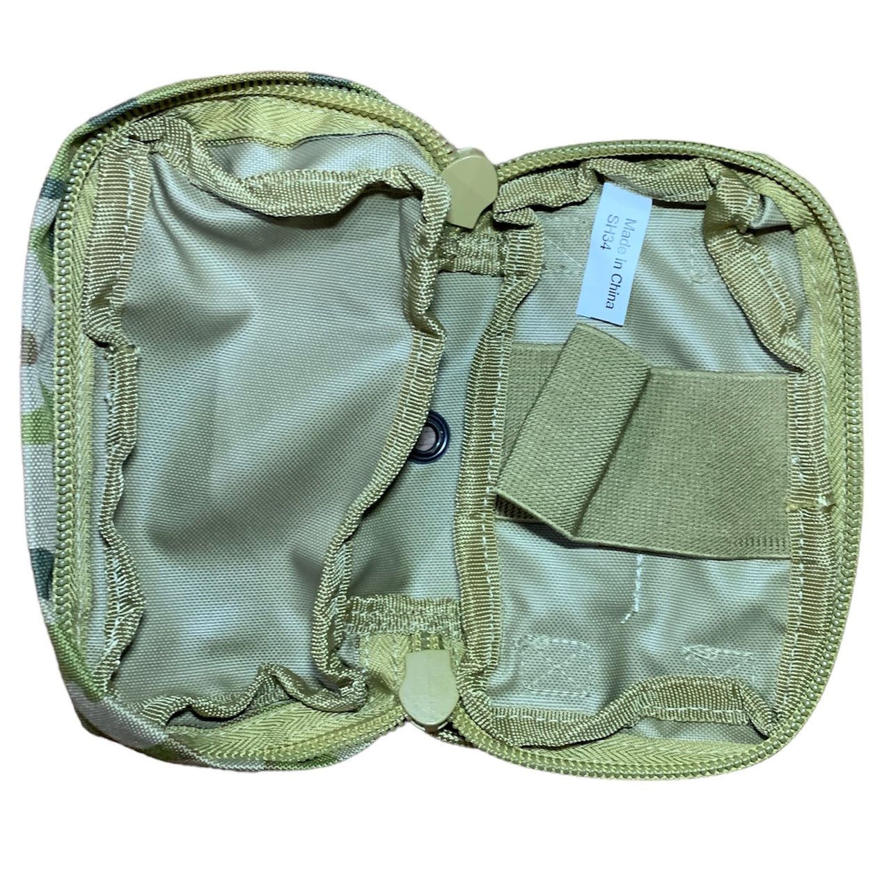 AMC Medic Pouch Side opening YKK zipper Internal elastic banding Bound seams Mesh eyelet drainage holes Excellent sized first aid pouch Heavy duty webbing Heavy duty 2 coats PU fabric Dimensions: 16x8x6cm www.moralepatches.com.au