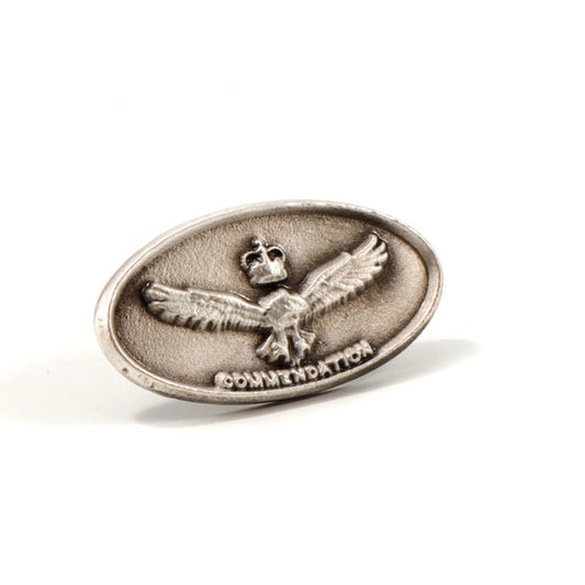 Chief of the Air Force Commendation – Silver (Full Size)  Measurments: 3cm  Colour: Silver www.moralepatches.com.au