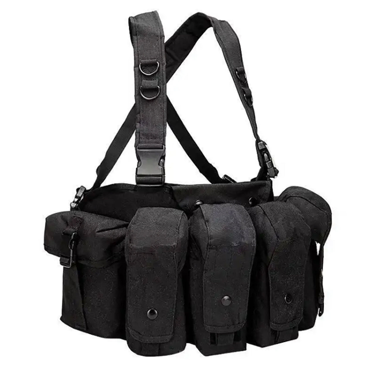 Assault Vest Lightweight The multi-functional assault MOLLE system combat vest is made of 600D waterproof oxford cloth. The fabric has high precision and strong functionality which is more suitable for outdoor activities. Great for Military, cadets, airsoft and other outdoor activities www.moralepatches.com.au