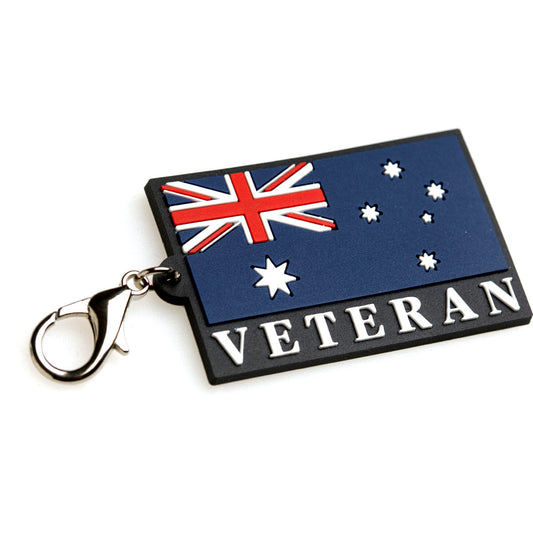 Australian Defence Force (ADF) key ring. Displayed on a presentation card with a brief history of the ADF. This beautiful 40mm gold plated enamel key ring will keep your keys organised and start conversations. www.moralepatches.com.au