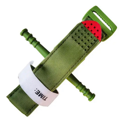 The Combat Application Tourniquet (CAT) is an effective tool to help control severe blood loss from body's extremities. If used correctly, the CAT has the ability to save lives. A general misconception of the CAT is that it will result in the casualty requiring amputation of their extremity; this is false. Amputation is more often required as a result of the injury itself, not because of the tourniquet.  95cm www.moralepatches.com.au