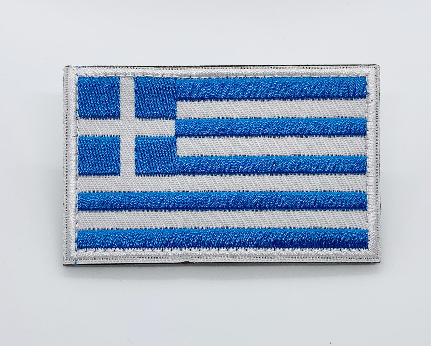 Greek Flag Patch Hook & Loop