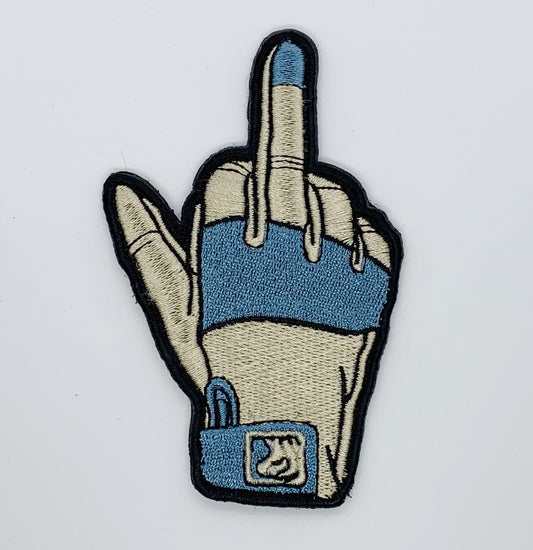 The Finger Patch Hook & Loop.   Size: 6x9cm   HOOK AND LOOP BACKED PATCH(BOTH PROVIDED)