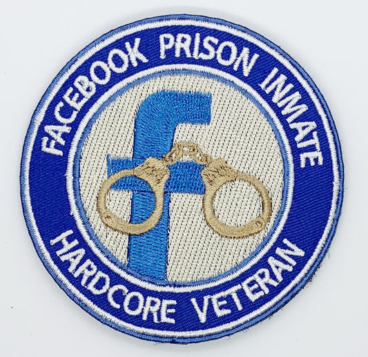 Facebook Inmate Patch Hook & Loop