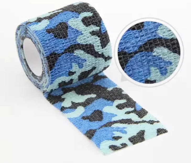 Reduces glare or shine of objects Reusable Protects your equipment and improves grip Ideal for covering all gear including tools, torches, weapons, etc. Tapes can be used as bandages 4.5m (After-stretch) the roll looks really small until you use it Width: 7.5cm Length 4.5m