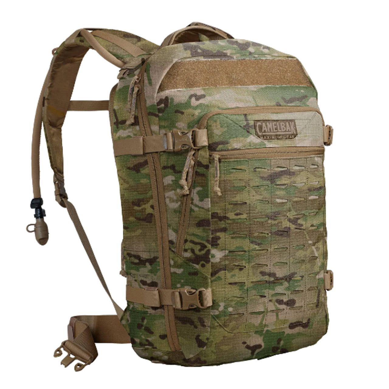 Hit pay dirt with the all new Motherlode. A redesign of a classic, the new Motherlode has the cargo and organization you've come to love, but now includes a 3L Mil Spec Crux Lumbar Reservoir that delivers 25% more water per sip and moves your water lower, increasing your stability and comfort. www.moralepatches.com.au