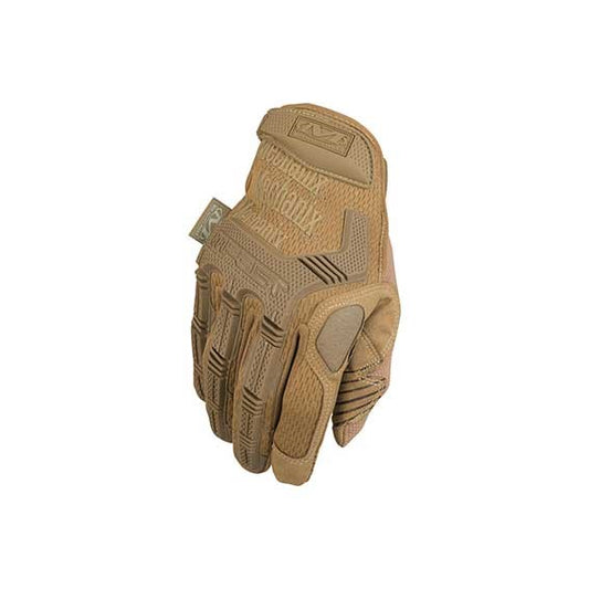 Form-fitting TrekDry® material with MultiCam® camouflage helps keep hands cool and comfortable High impact PORON® XRD® palm padding absorbs shock and vibration Molded Thermal Plastic Rubber (TPR) knuckle and finger impact protection Rubberized grip on thumb and index finger for improved control and abrasion resistance Second-skin fit with a hook and loop closure Nylon cord loop for convenient glove storage Machine washable