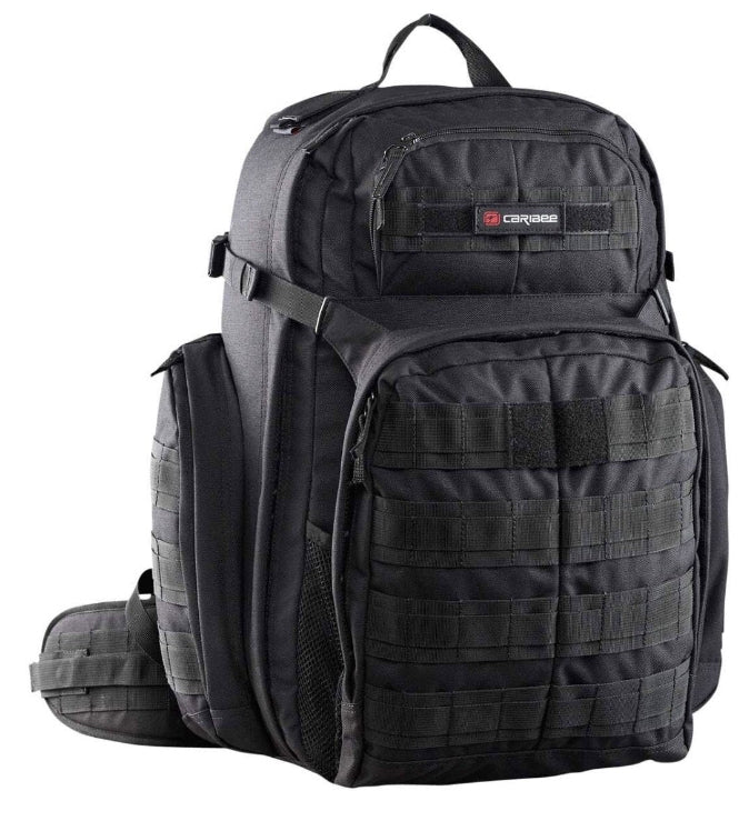 This 50L backpack has great capacity and full of useful features making it a popular all round choice for outdoor adventures.  Volume: 50L/58 x 33 x 30cm www.moralepatches.com.au