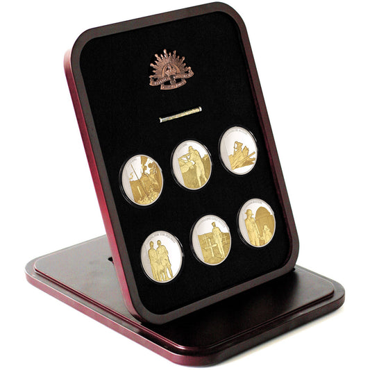 SoG 11 Set of Six Limited Edition Medallions www.moralepatches.com.au