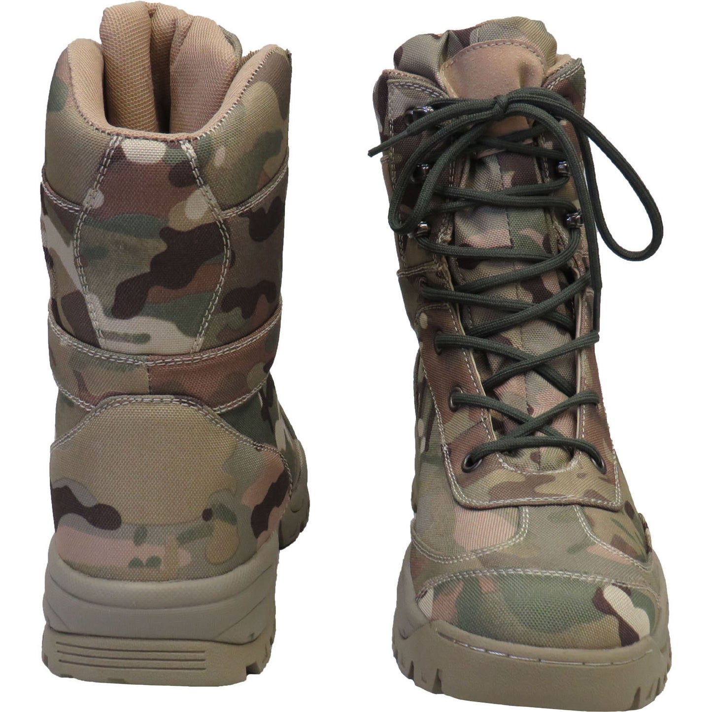Featuring hard wearing, heavy duty nylon material with sewn in tongue, these boots are tough  With KB-Tex breathable lining, steel shank foot bed construction, shock absorbent comfort sole, supportive per-moulded full length mid sole and rubber phylon outsole you will not even know you are wearing them at all  Finished with webbingD and steel hook systems with round laces, these boots will survive even the toughest conditions.