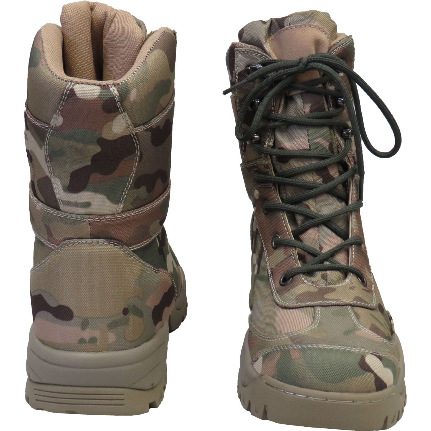 Featuring hard wearing, heavy duty nylon material with sewn in tongue, these boots are tough  With KB-Tex breathable lining, steel shank foot bed construction, shock absorbent comfort sole, supportive per-moulded full length mid sole and rubber phylon outsole you will not even know you are wearing them at all  Finished with webbingD and steel hook systems with round laces, these boots will survive even the toughest conditions.
