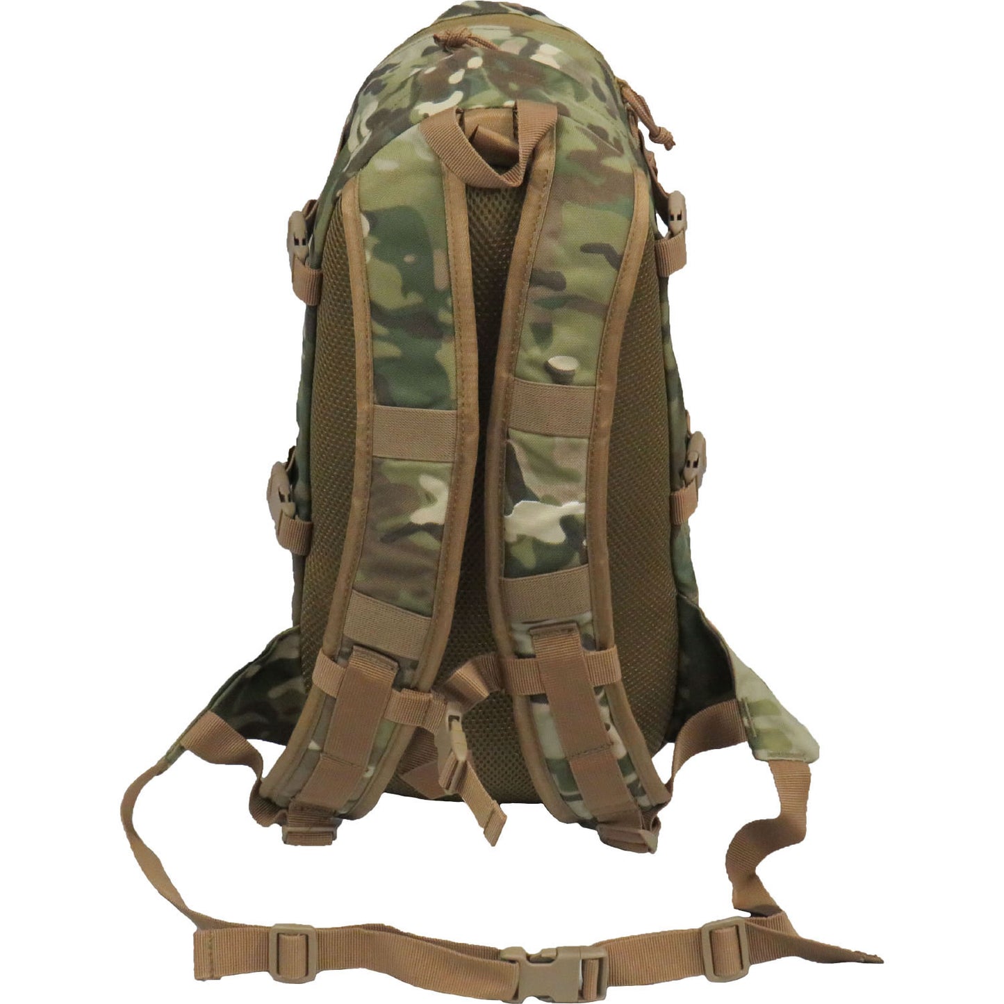 12L capacity  Heavy duty 900D 2 coats PU fabric  Neoprene insulated  Flat opening front pocket with organiser  Bonus 2L wide mouth EVA bladder with neoprene hose cover  Side compression straps  Front attachment straps  Heavy duty shock cord  Breathable foam mesh back  Padded shoulder straps with sternum strap
